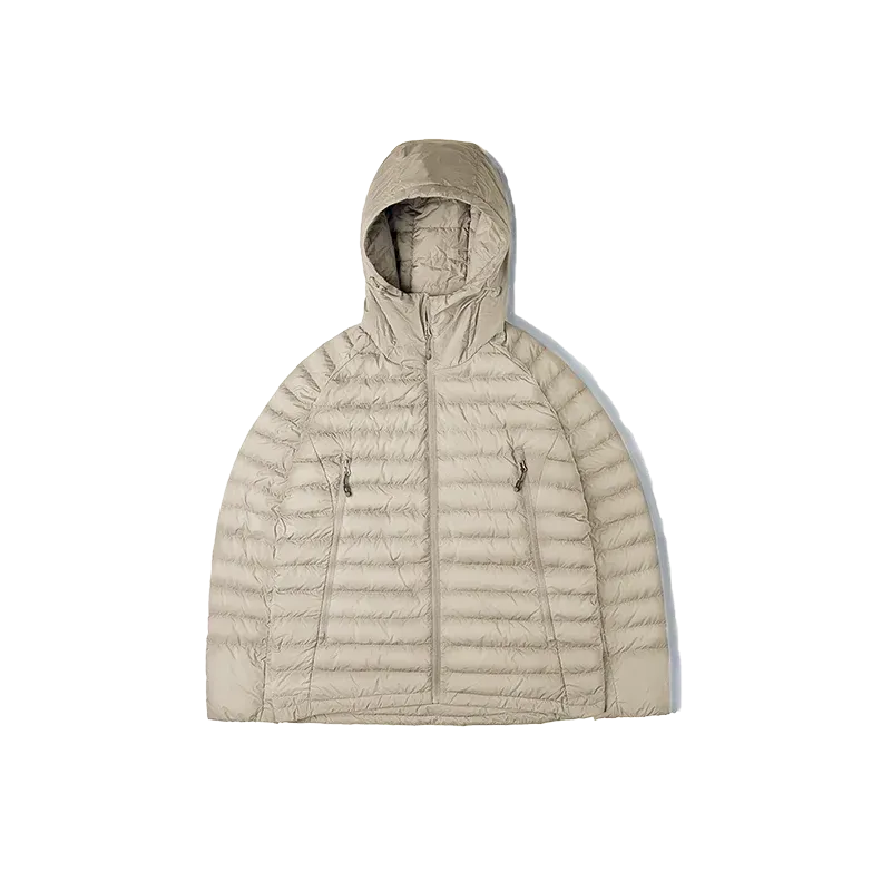 -White Duck Down Jackets for Women, Hooded, Ultralight, Warm and Thick Coat, Puffer Portable Outwear, Autumn and Winter