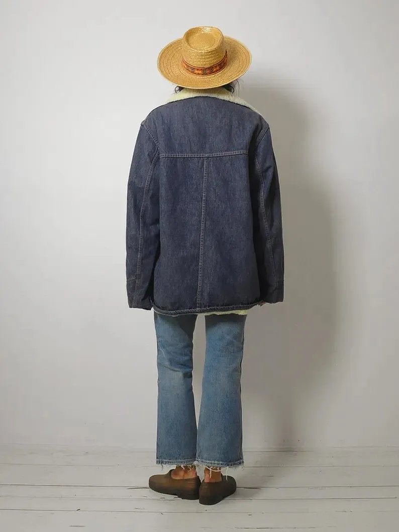 1970's Sherpa Lined Barn Coat