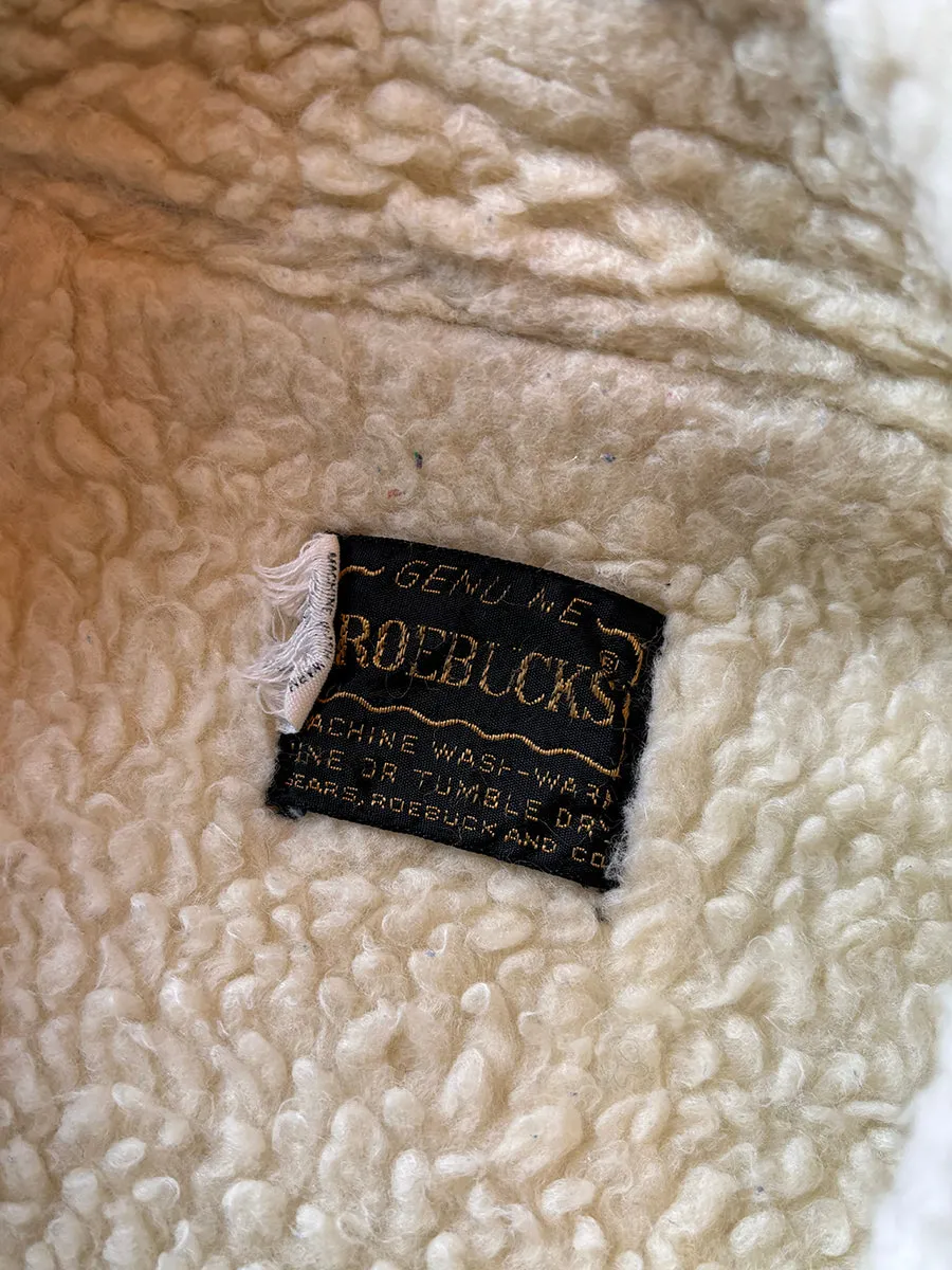 1970's Sherpa Lined Barn Coat