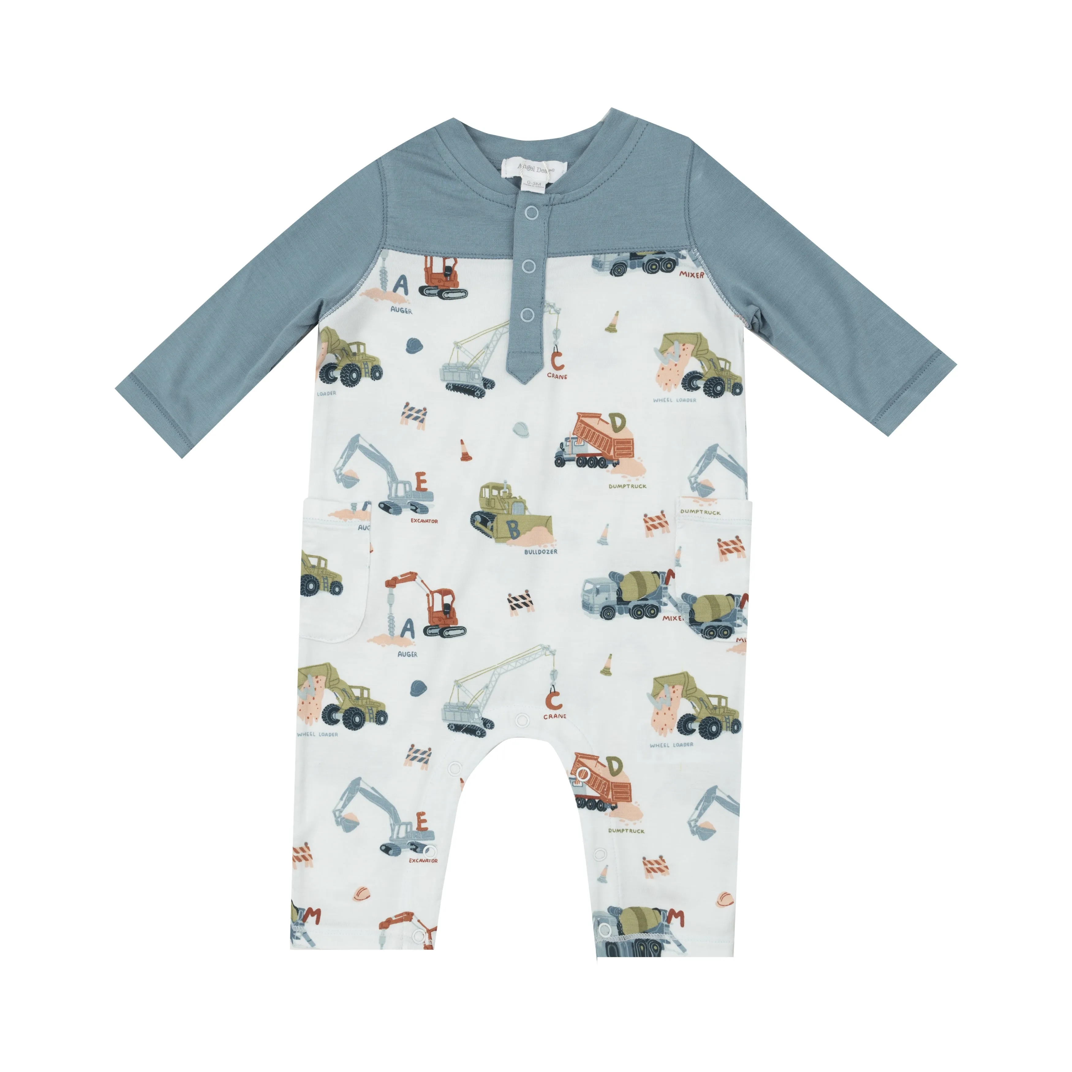 AD Raglan Contrast Sleeve Romper