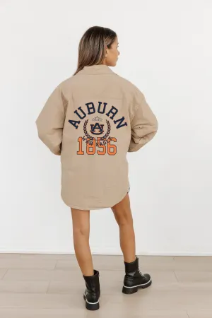 AUBURN TIGERS TAKE IT TO THE HOUSE LIGHTWEIGHT BUTTON DOWN OVERSIZED JACKET BY MADI PREWETT TROUTT
