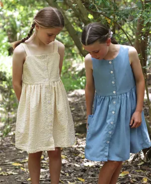 Below the Kōwhai Baby/Child/Teen Rimu Dress