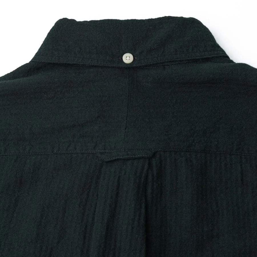 Black Winter Seersucker
