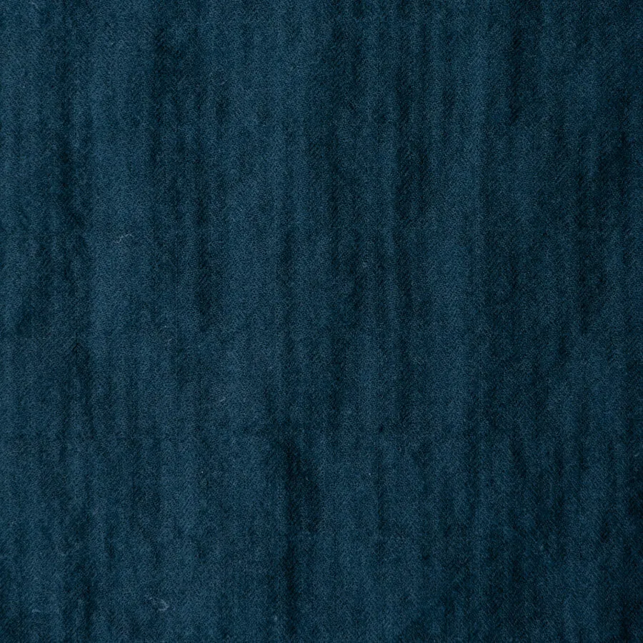 Blue Winter Seersucker