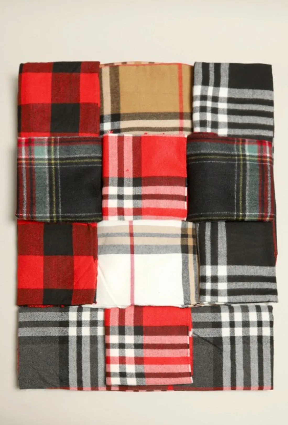 Cashmere Feel Plaid Scarf- Dasher