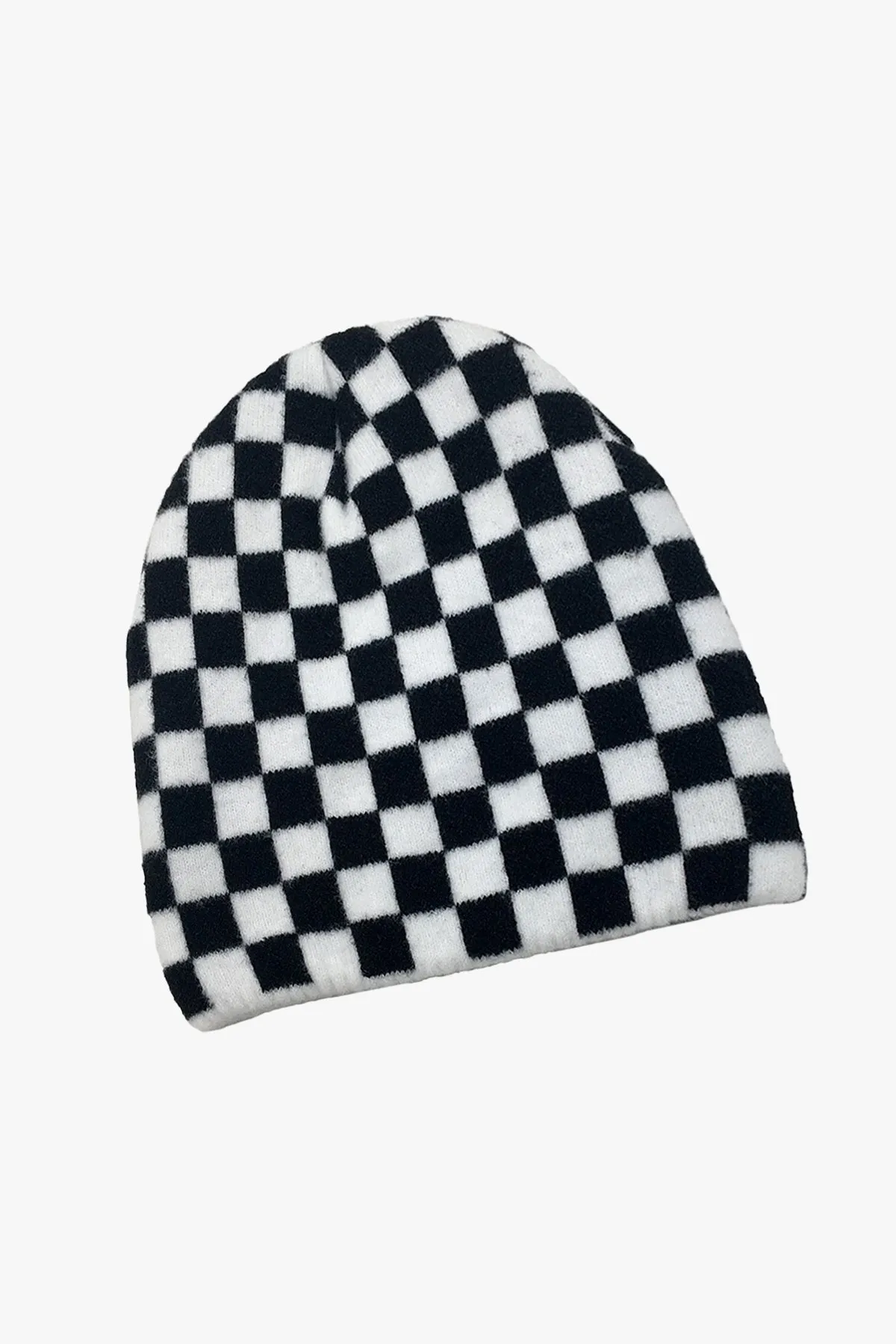 Checkered Black White & Beanie - W22 - UBH0019