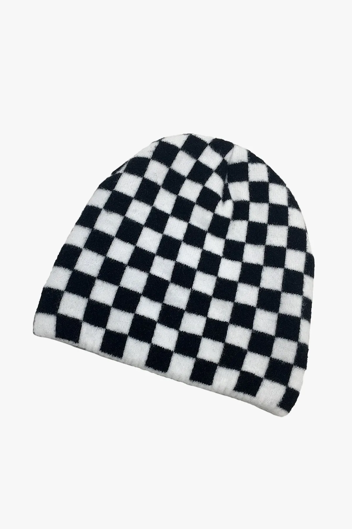 Checkered Black White & Beanie - W22 - UBH0019