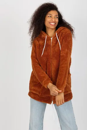 Chic Parisian Fur-Lined Hooded Sweatshirt