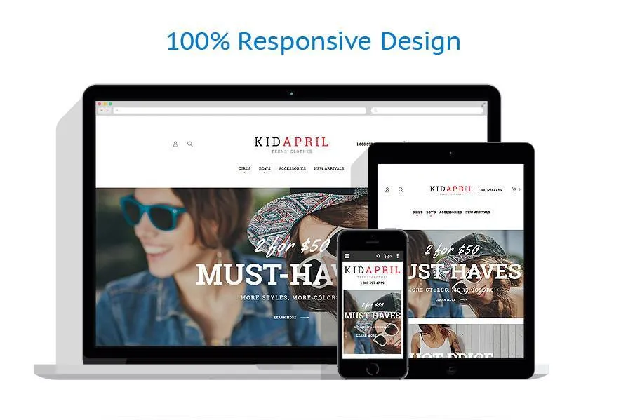 Clothes and trendy Fashion Items Magento Website Design