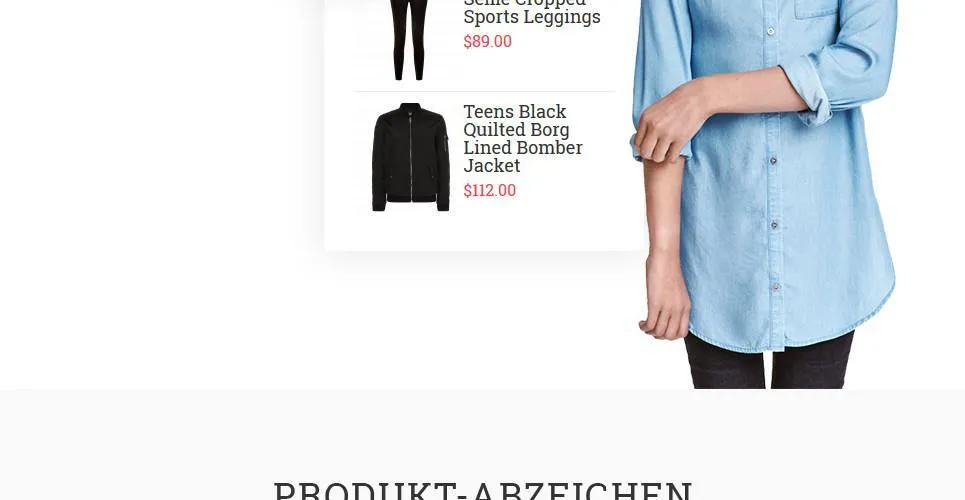 Clothes and trendy Fashion Items Magento Website Design