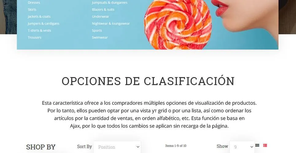 Clothes and trendy Fashion Items Magento Website Design