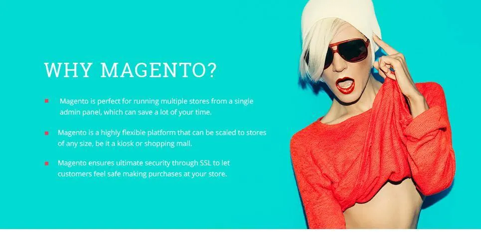 Clothes and trendy Fashion Items Magento Website Design