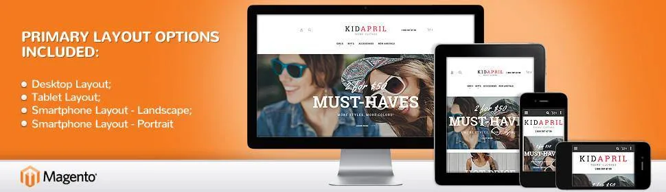 Clothes and trendy Fashion Items Magento Website Design