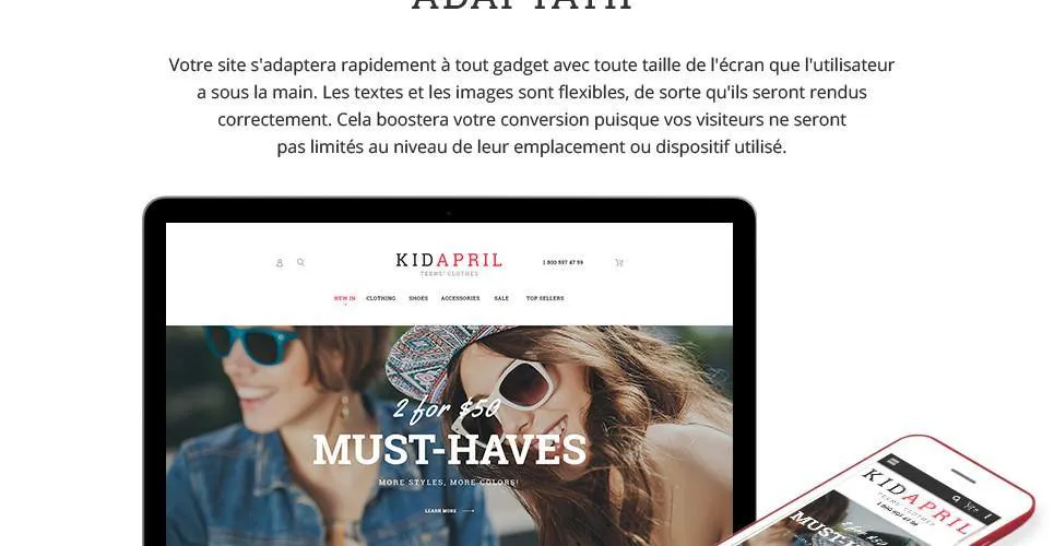 Clothes and trendy Fashion Items Magento Website Design