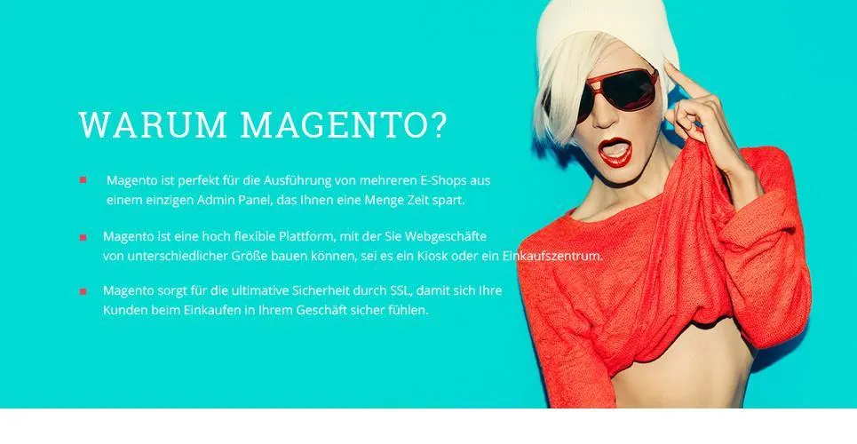 Clothes and trendy Fashion Items Magento Website Design