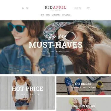 Clothes and trendy Fashion Items Magento Website Design