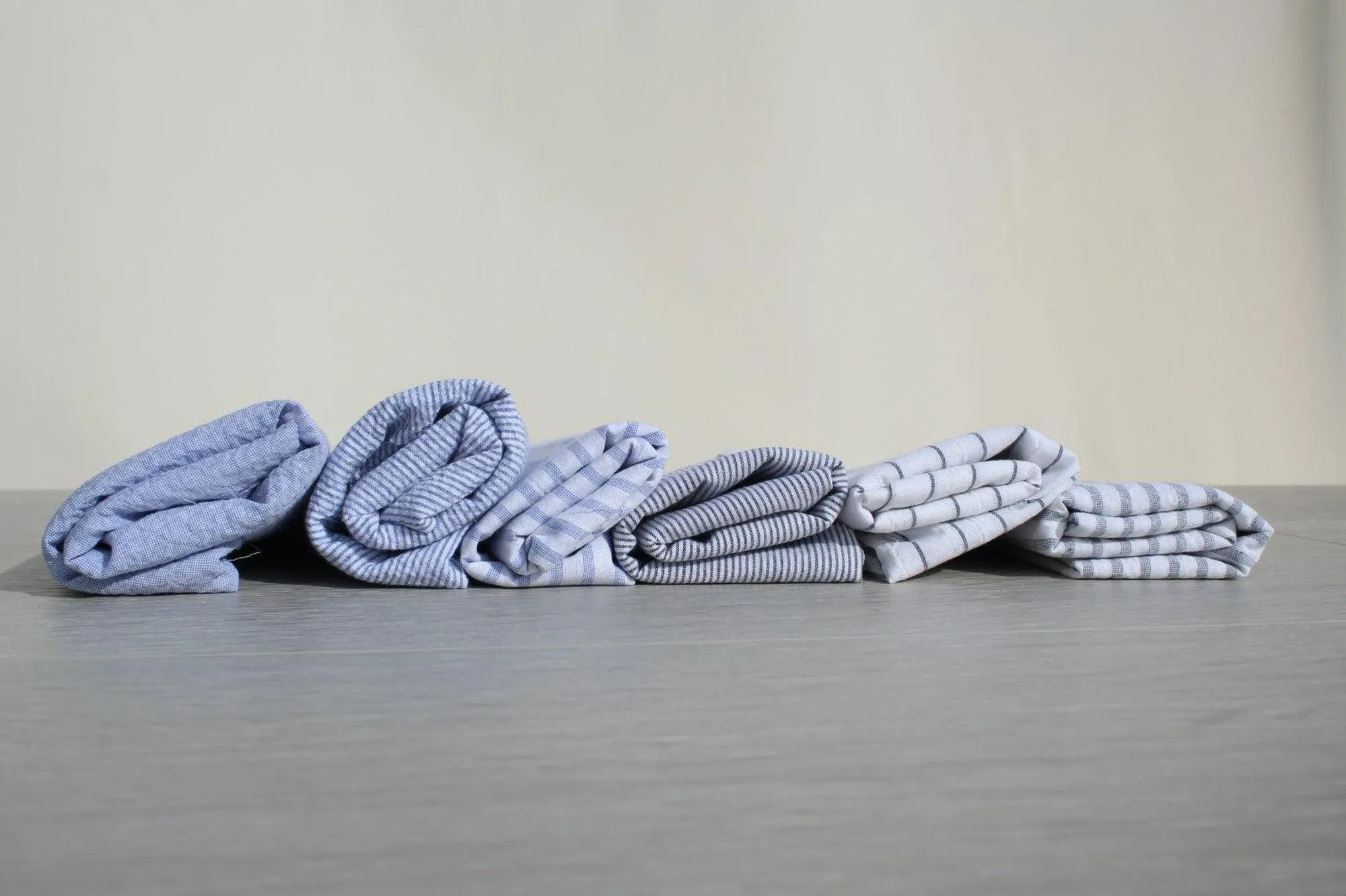 Cotton Stretch Seersucker - 6 Variants Stripes