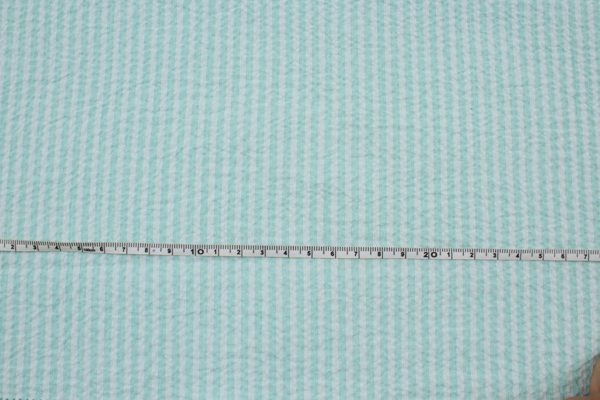 Cotton Stretch Seersucker - Stripes - 7 Colors Available