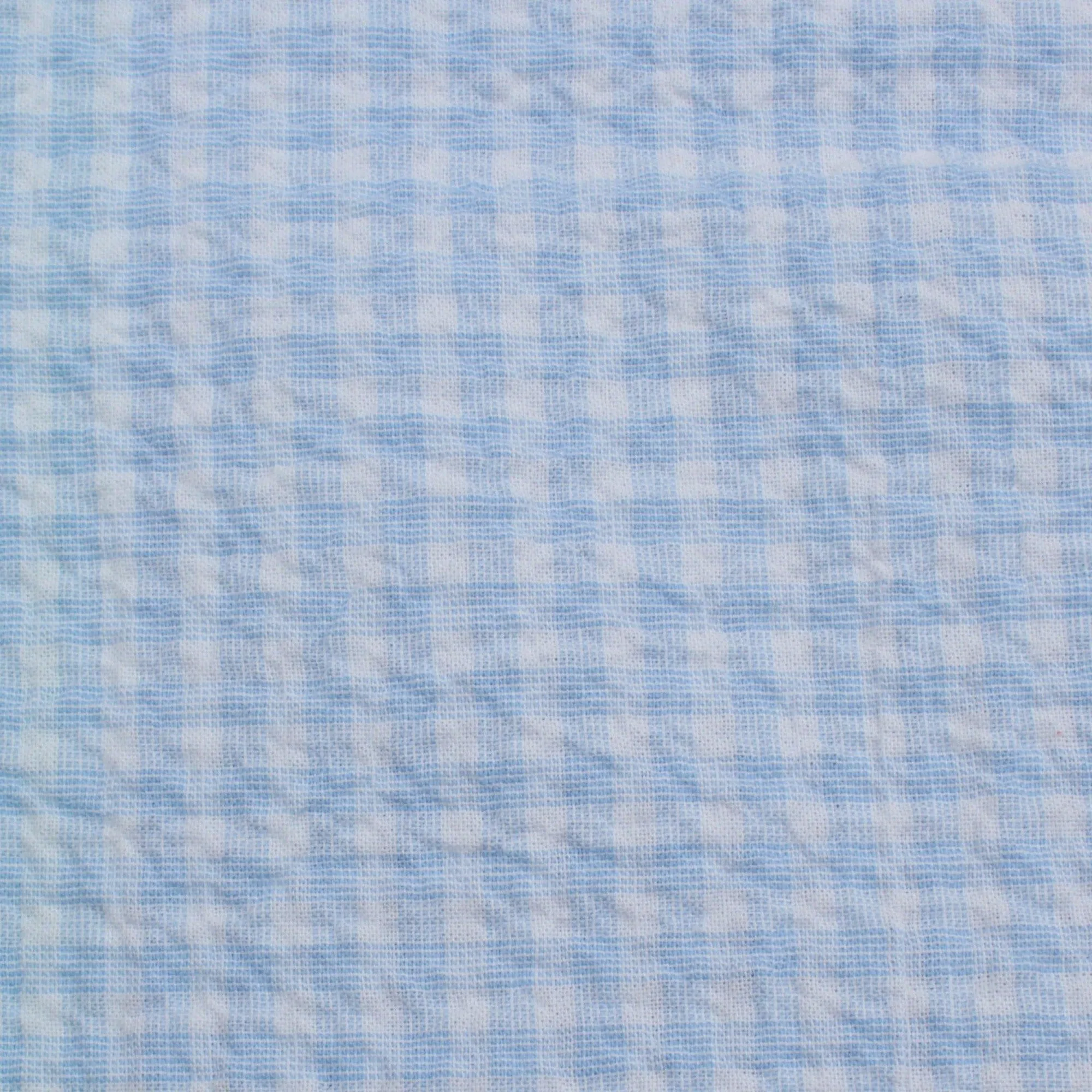 Cotton Stretch Seersucker - Vichy Checks - 6 Colors Available