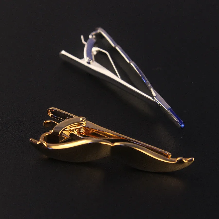 Cute Beard Ties Clips for Gentlemen Classy Necktie Tie Bar Clasp Clip Pin