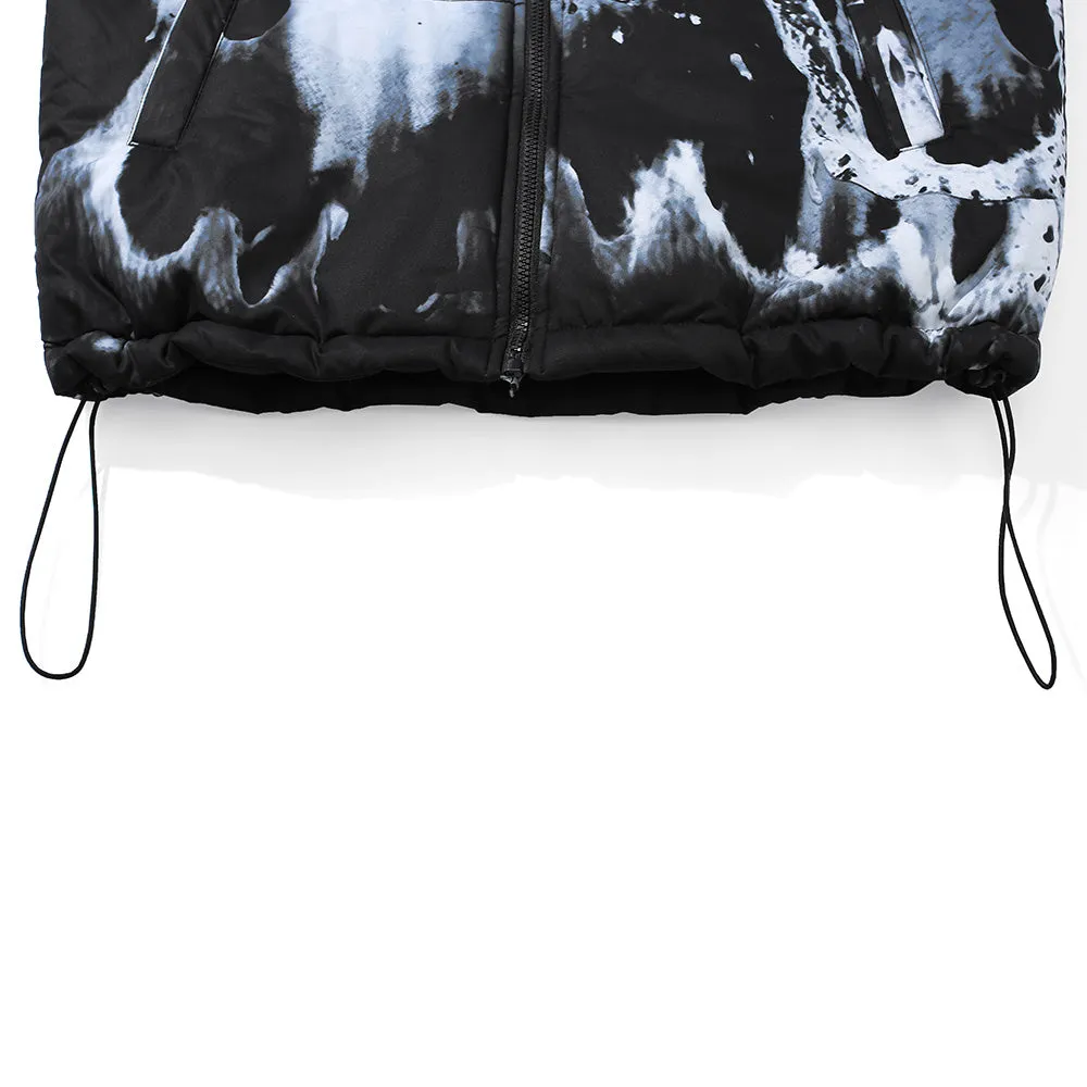 Dark Art Cartoon Graffiti Padded Coat