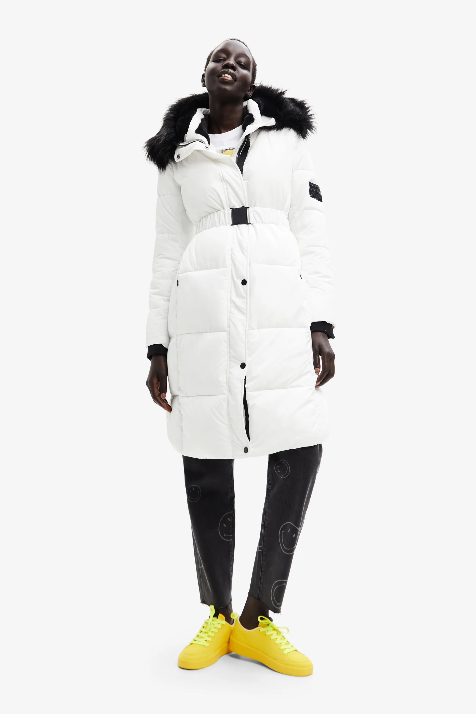 Desigual Padded Noruega Coat with Detachable Hood 22WWEWAE AW22
