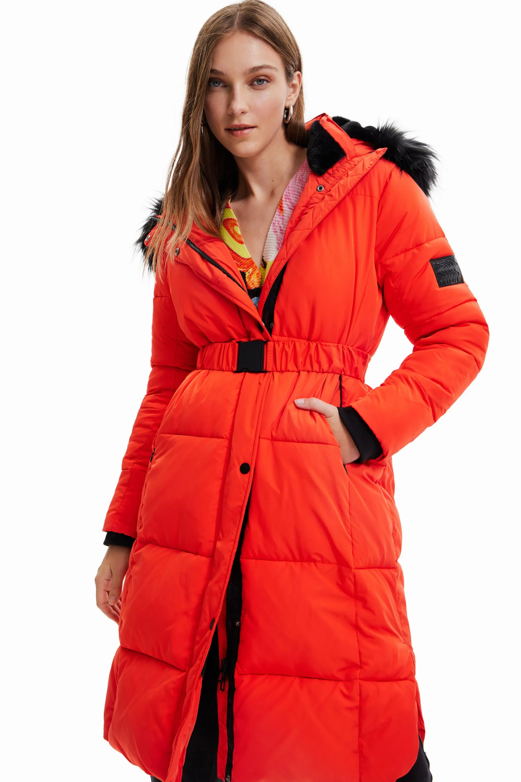 Desigual Padded Noruega Coat with Detachable Hood 22WWEWAE AW22