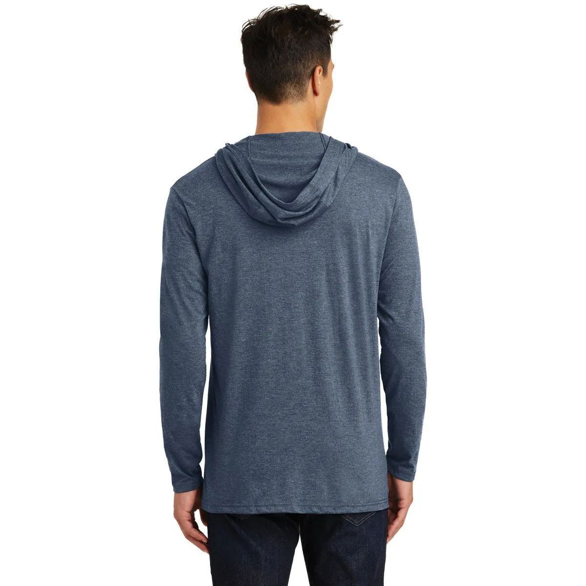 District Made Men's Navy Frost Perfect Tri Long Sleeve Hoodie