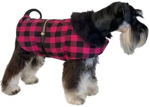 Dog Coat - The Ritz Premium Wool Blend Collection Passionata Pink - Lux Pets