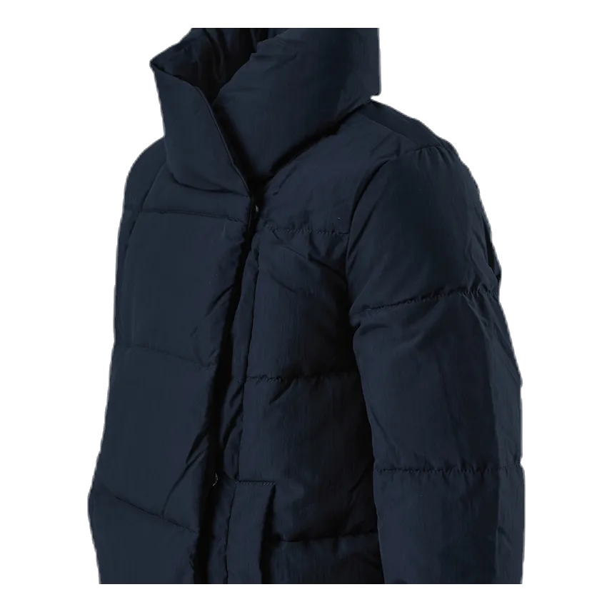 Dolly Long Puffer Coat Blue