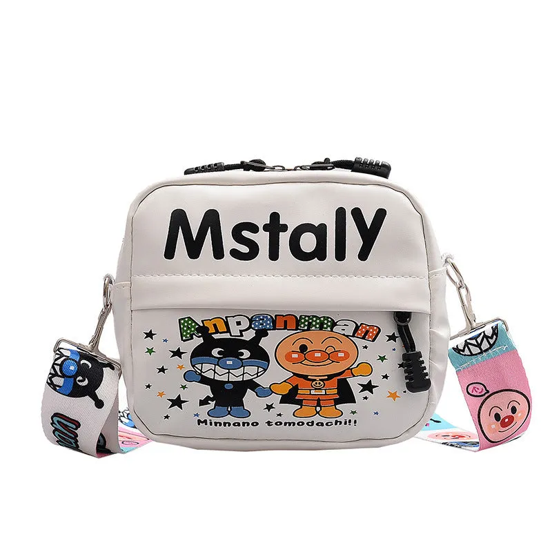 DUNNMALL Western Style Cute Printed Small Bag Women's 2020 Autumn and Winter New Trendy Korean Style Student Fashion Broadband Shoulder Messenger Bag