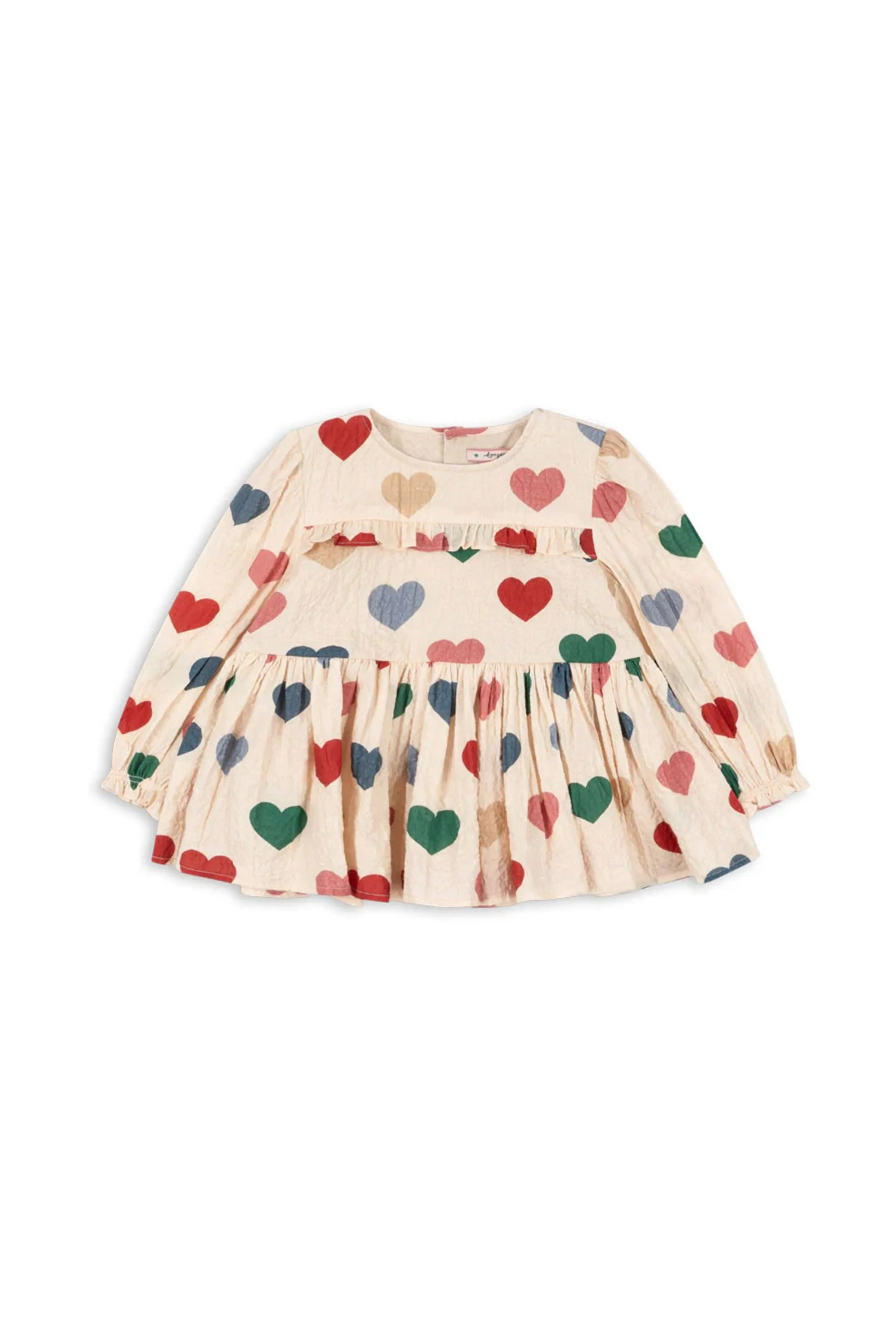 Elin Blouse (Colored Hearts)