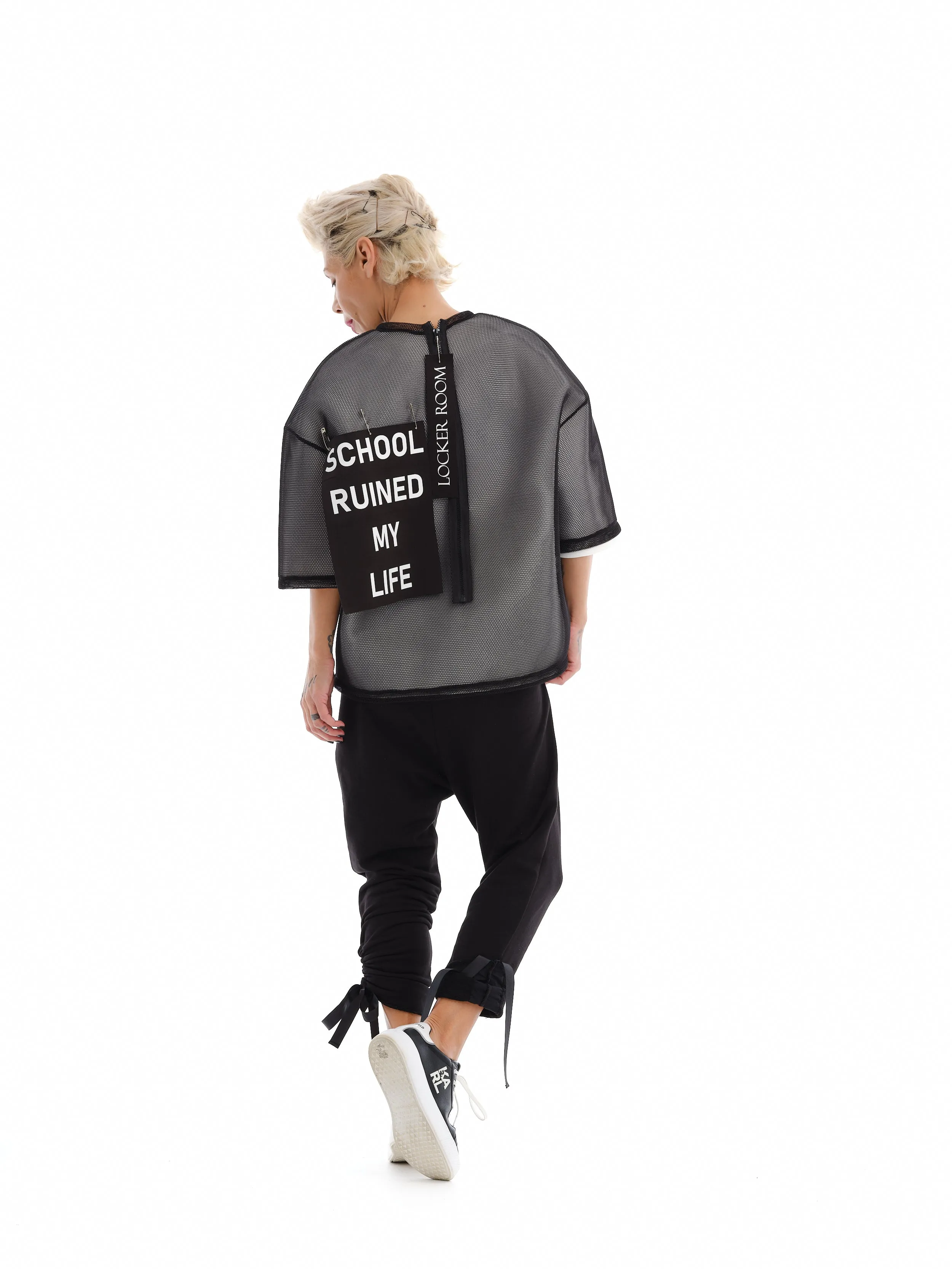 Extravagant Neoprene Mesh Graphic Shirt