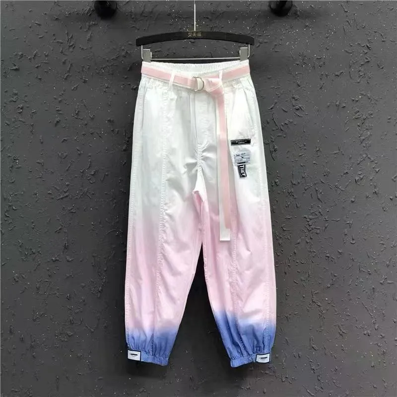 Fashion Cotton jogger with belt
