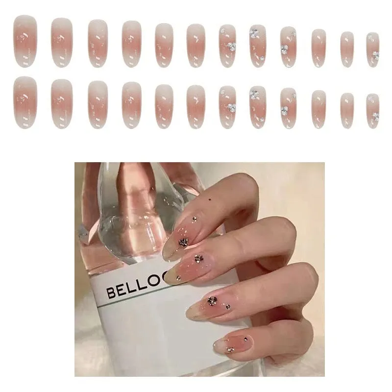 Fashion Press On Nail With Glue 1201-75 (12 units)