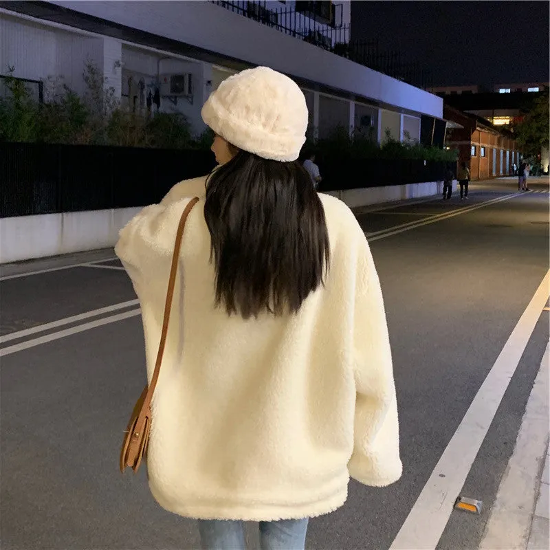 Faux Sherpa Oversized BF Shearling Coat