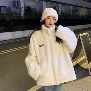 Faux Sherpa Oversized BF Shearling Coat
