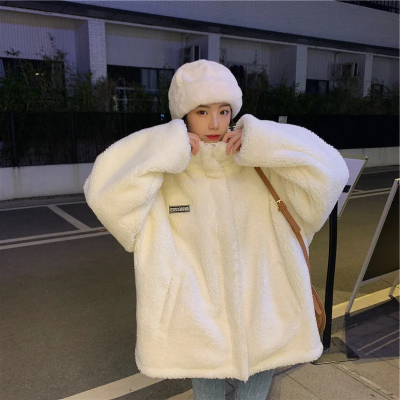 Faux Sherpa Oversized BF Shearling Coat