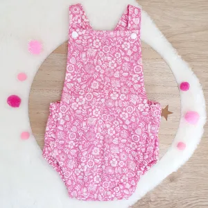 FLORAL Baby Romper, Size 0