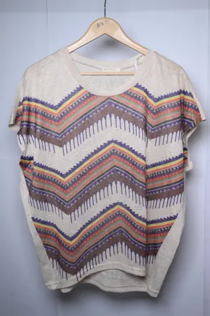 Ged London Yellow Zigzag Winter Blouse