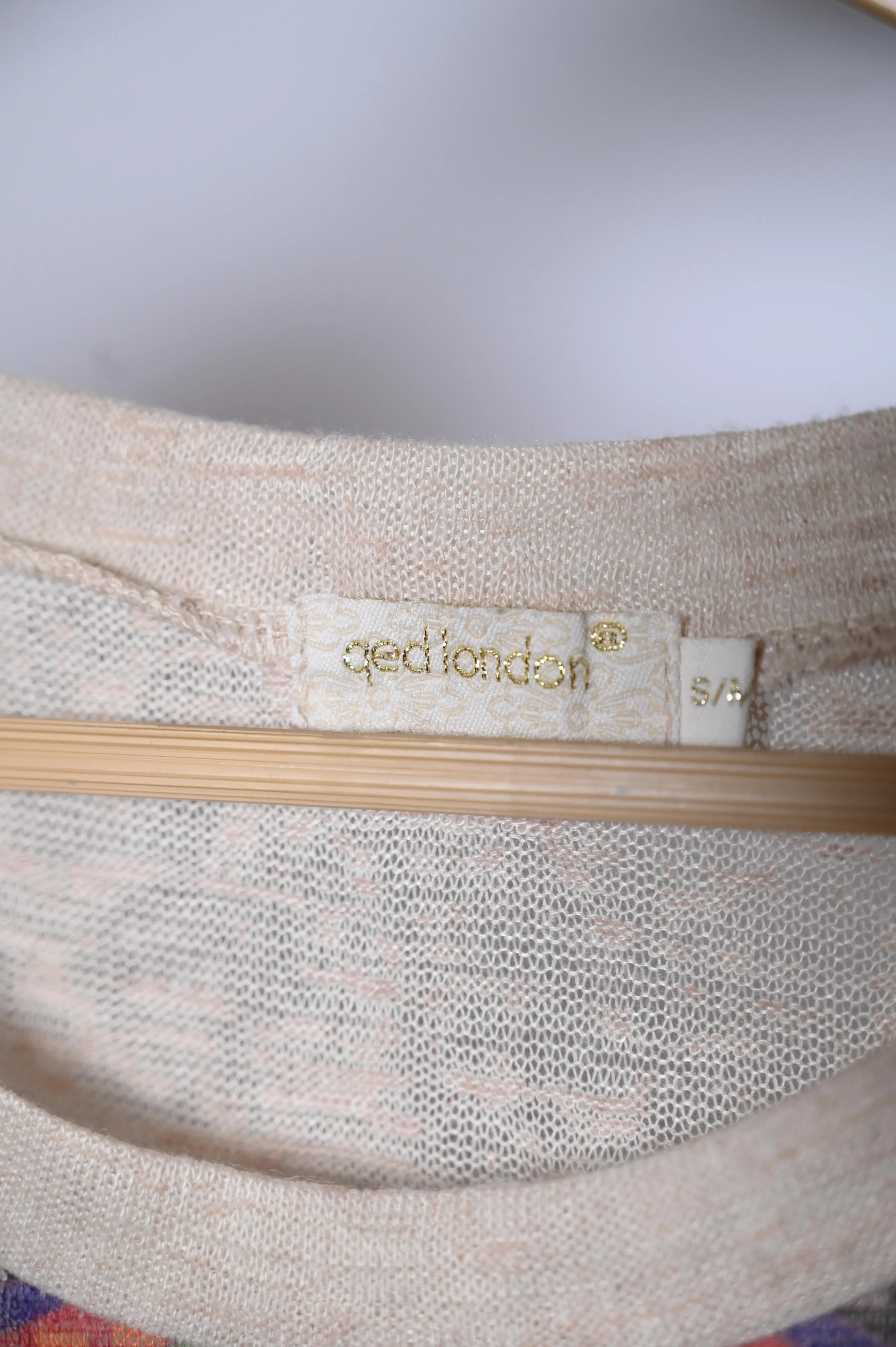 Ged London Yellow Zigzag Winter Blouse