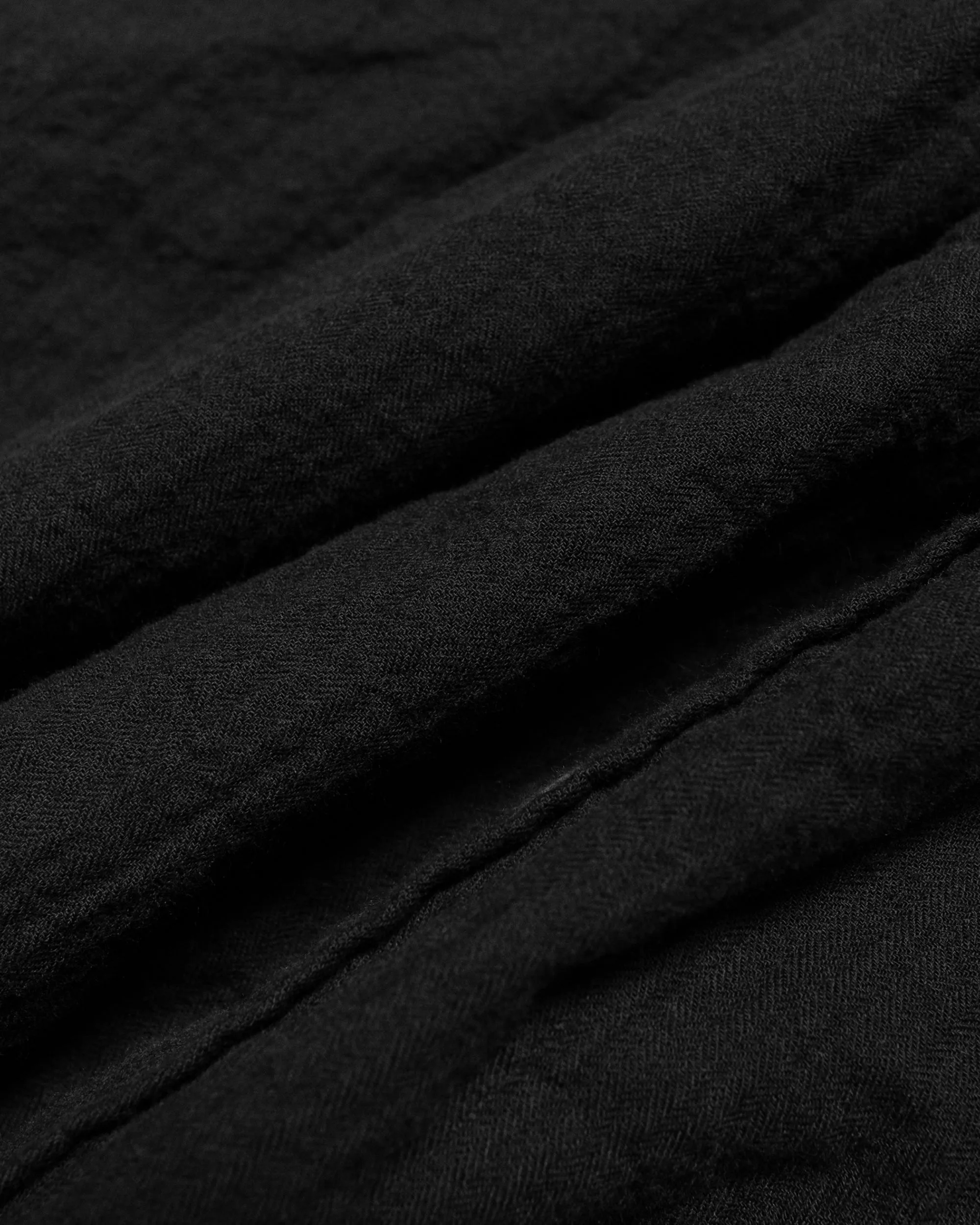 Gitman Vintage Bros. Black Brushed Winter Seersucker Shirt