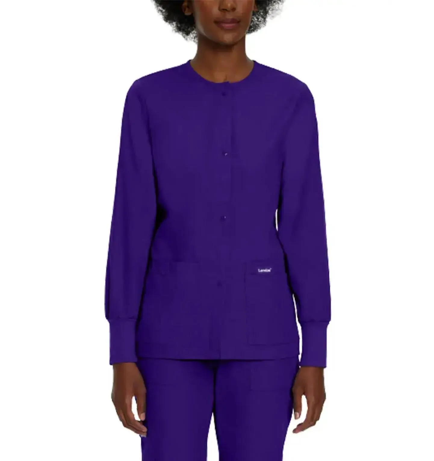 Landau Essentials Women's Warm-Up Scrub Jacket