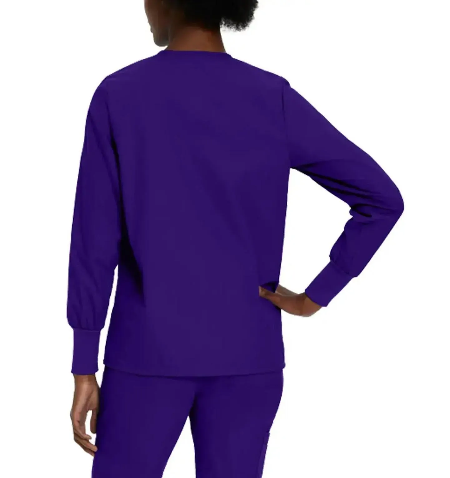 Landau Essentials Women's Warm-Up Scrub Jacket