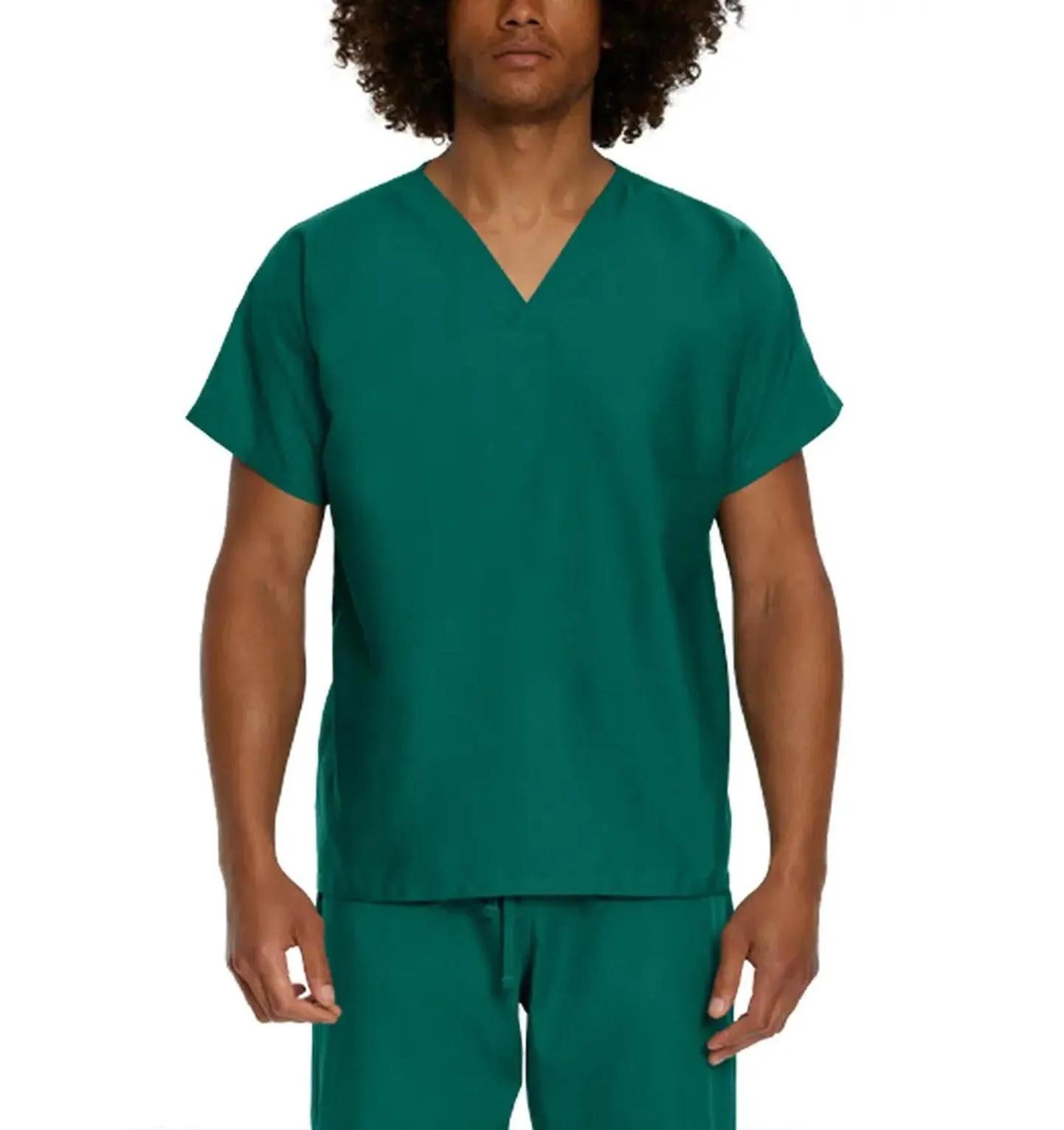 Landau Scrub Zone Unisex No-Pocket V-Neck Scrub Top