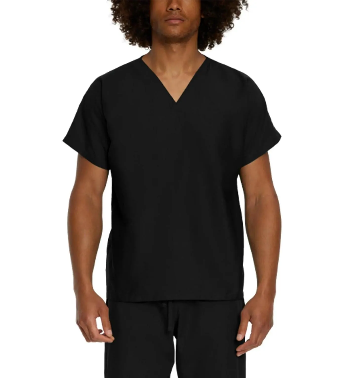 Landau Scrub Zone Unisex No-Pocket V-Neck Scrub Top