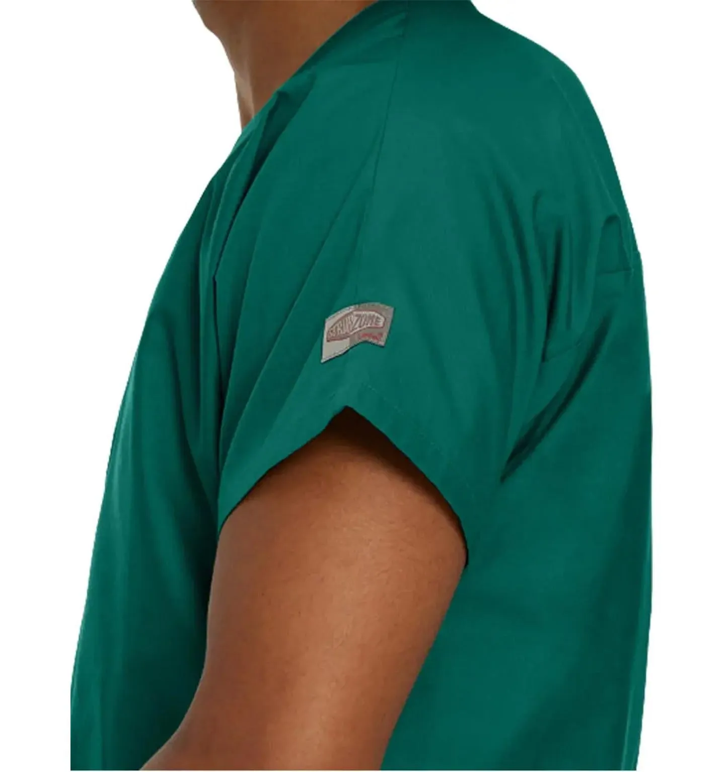 Landau Scrub Zone Unisex No-Pocket V-Neck Scrub Top