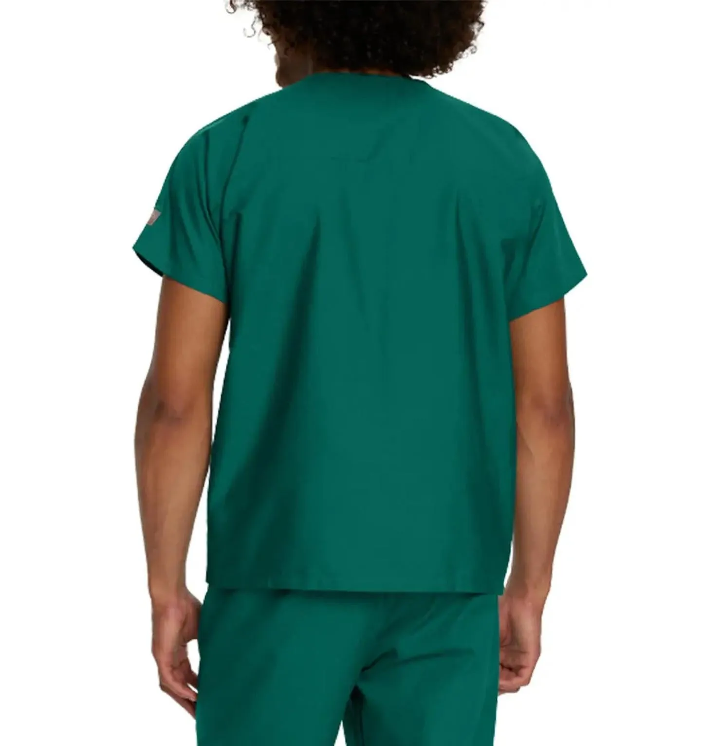 Landau Scrub Zone Unisex No-Pocket V-Neck Scrub Top
