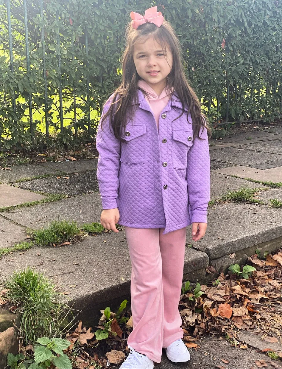 Lilac Lila Shacket
