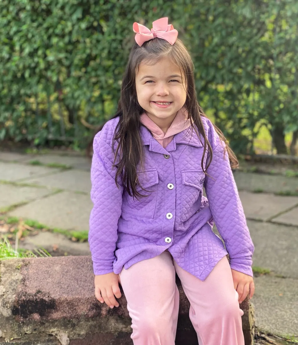 Lilac Lila Shacket